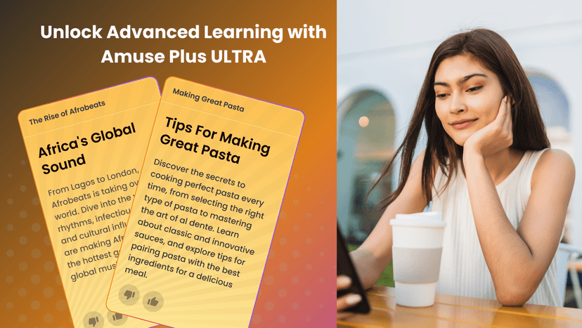 Image of post of Unlock Advanced Learning with Amuse Plus ULTRA from amuse.so, written by Anita Aganozor